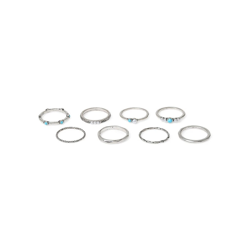 Stone Stacking Rings 8-Pack