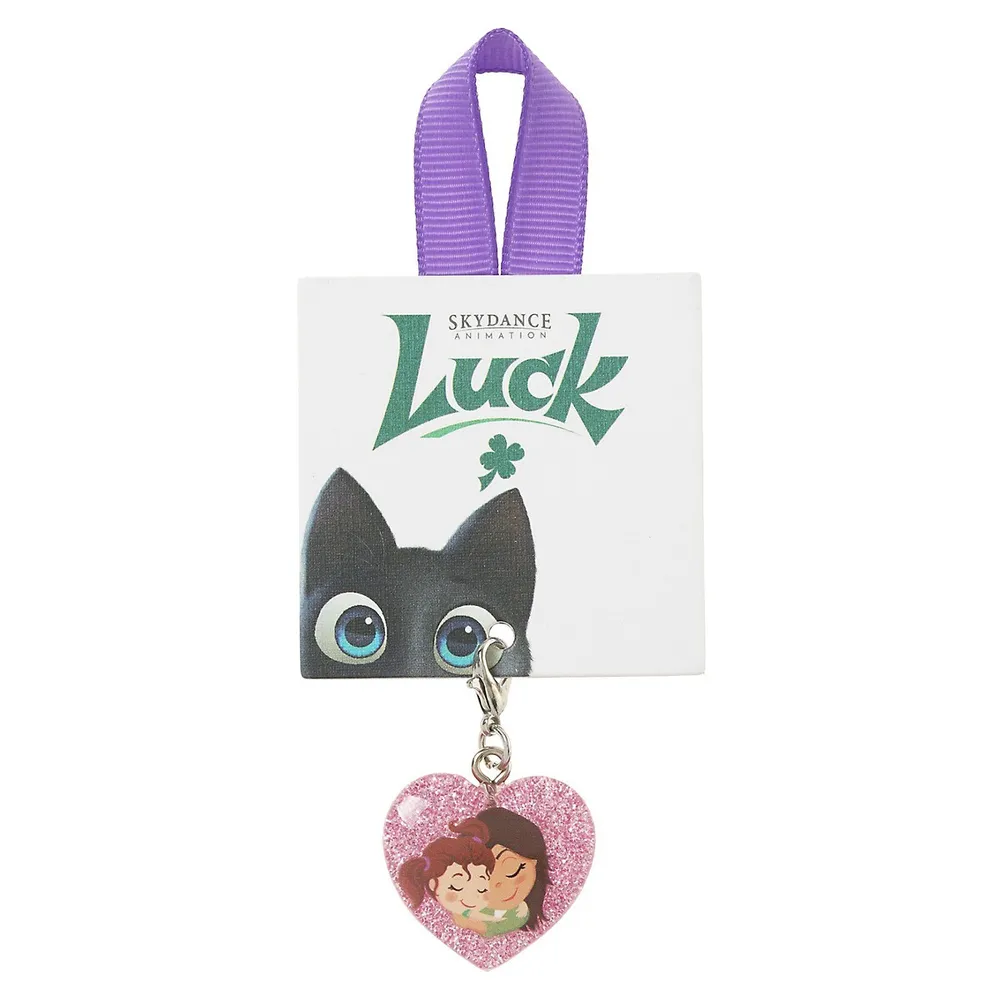 Luck Heart BFF Glitter Charm