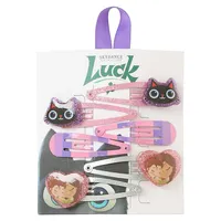 6-Piece Luck Snap Hair Clip Set