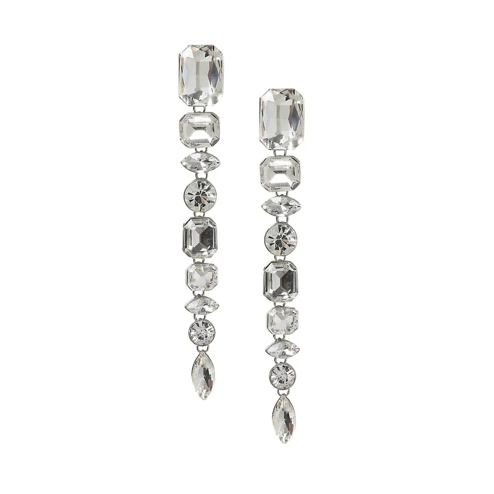 Crystal Stone Drop Earrings