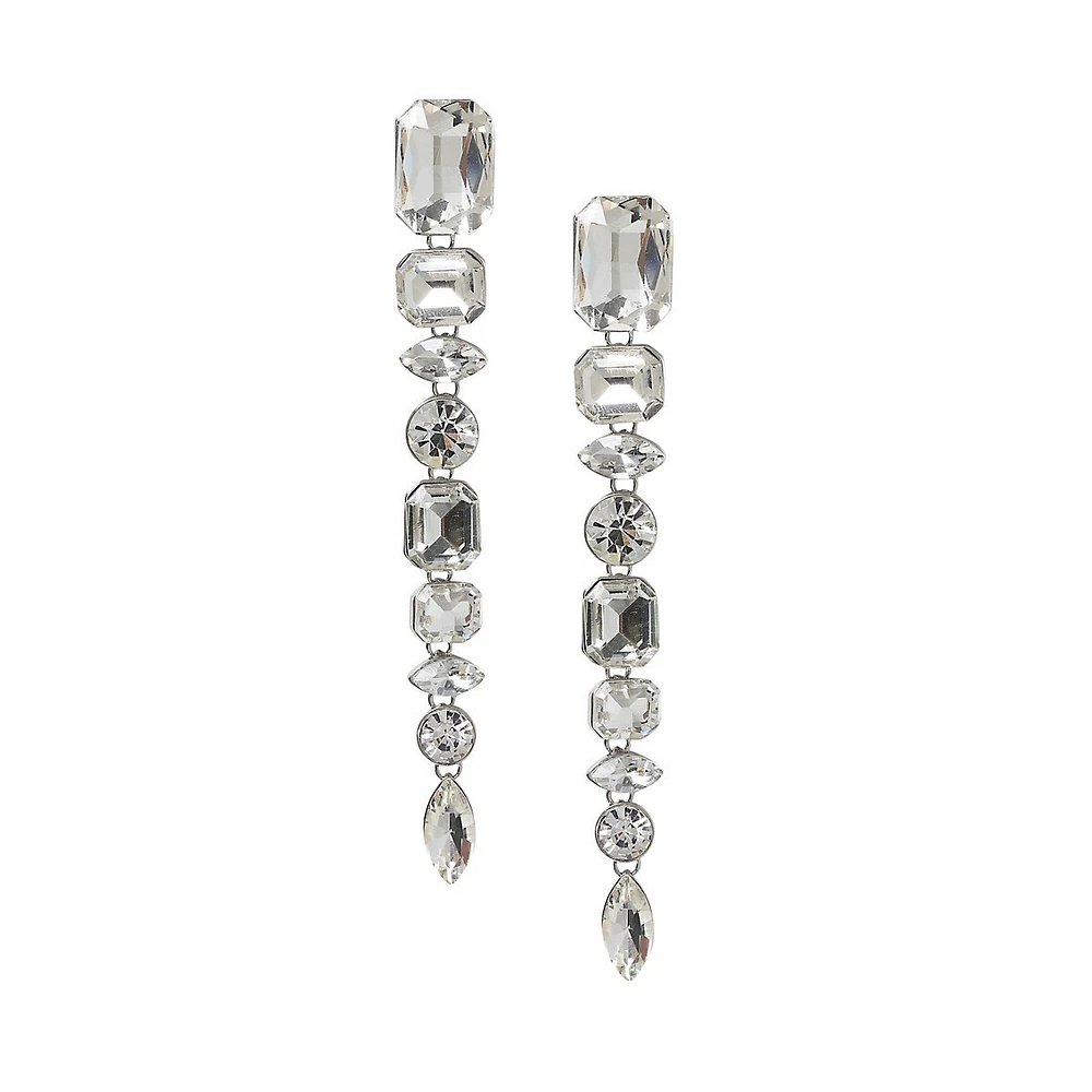 Crystal Stone Drop Earrings