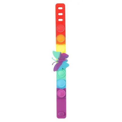 Butterfly-Charm Multicolour Bracelet