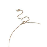 Goldtone & Onyx Shard Pendant Necklace
