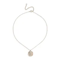 Goldtone & Crystal Taurus Horoscope Ditzy Necklace