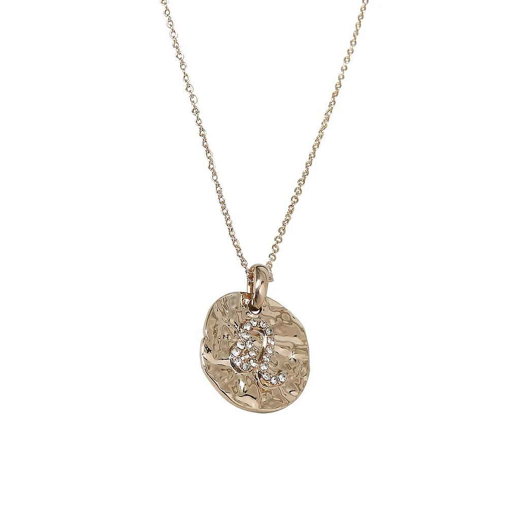 Goldtone & Crystal Leo Horoscope Ditzy Necklace