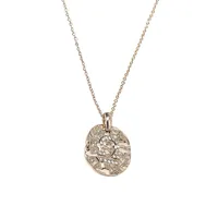 Goldtone & Crystal Libra Horoscope Ditzy Necklace