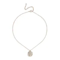 Goldtone & Crystal Sagittarius Horoscope Ditzy Necklace