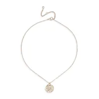 Goldtone & Crystal Pisces Horoscope Ditzy Necklace