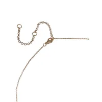 Collier à pendentif fantaisie doré à initiale K avec cristaux