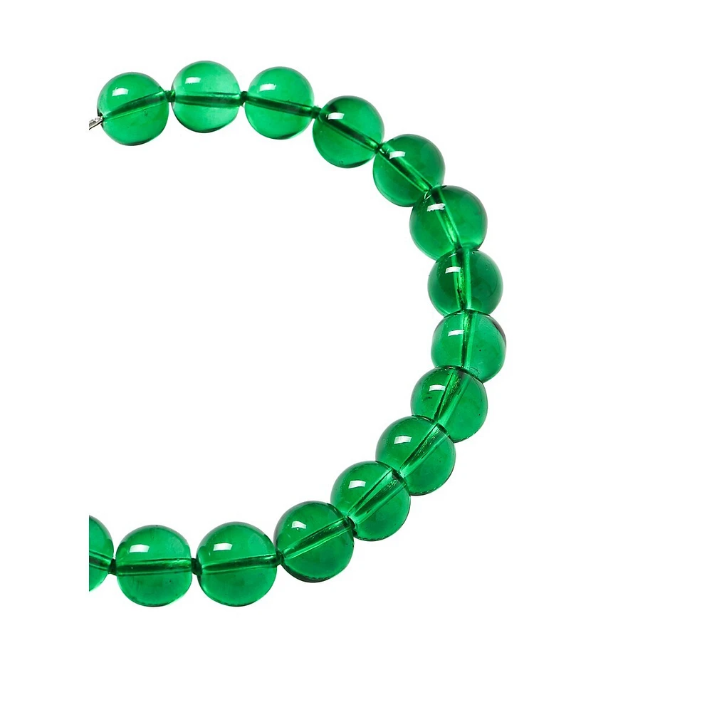 Green Chunky Ball Necklace