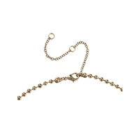 Goldtone Heart Charm Necklace