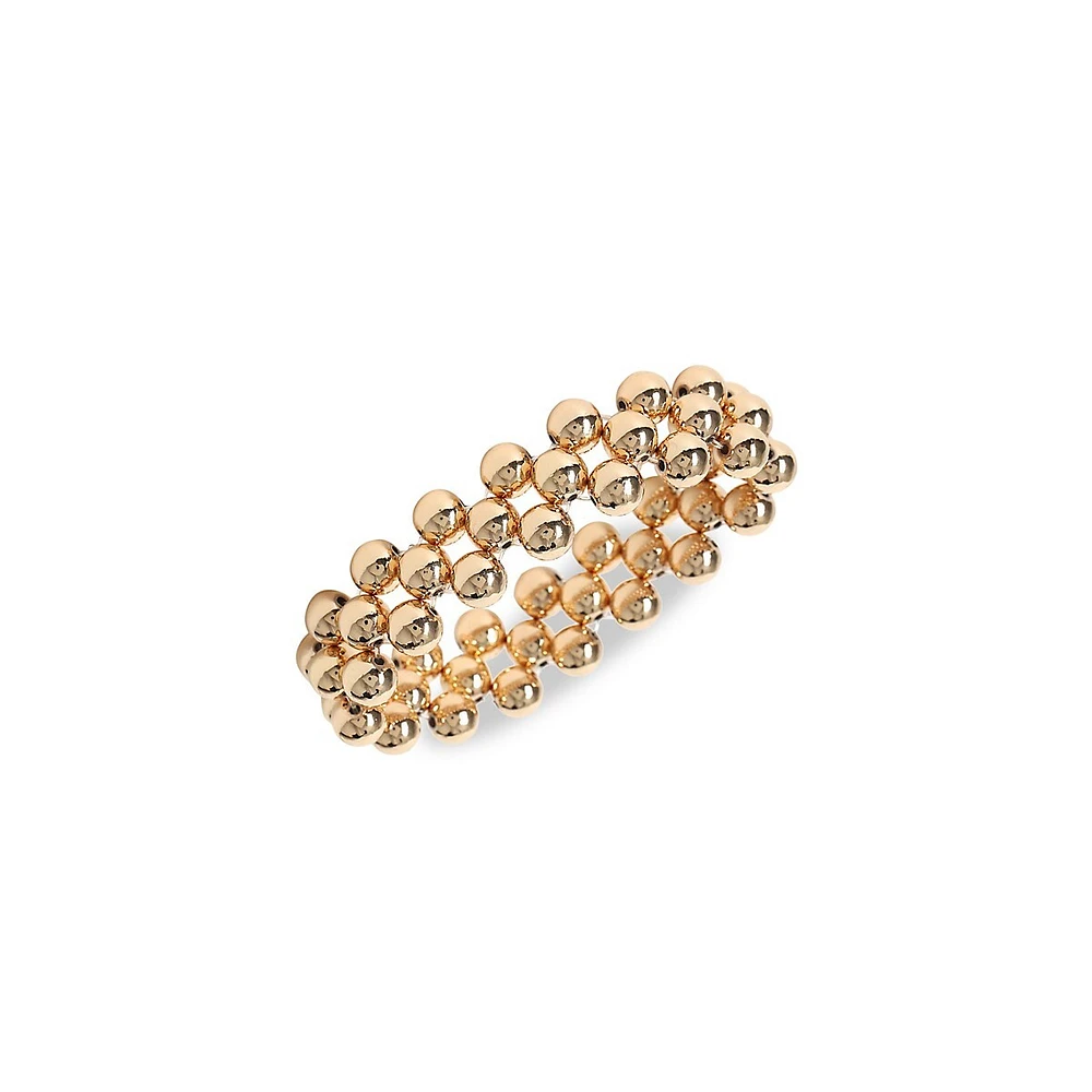 Goldtone Stretch Bracelet