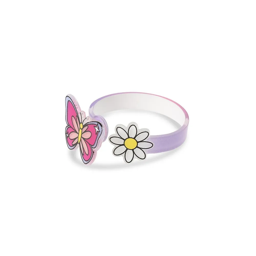 Kid's Butterfly Spinner Bracelet