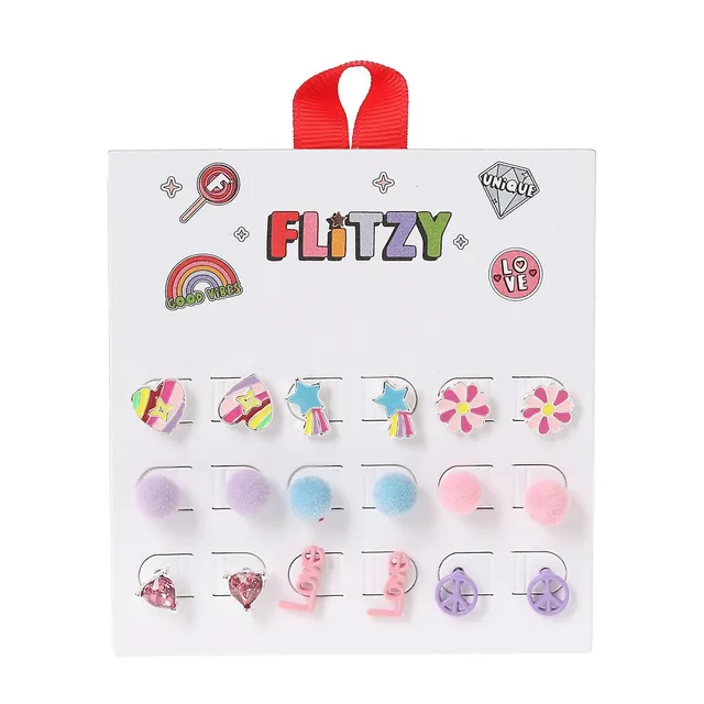 Flitzy Ensemble de 2 bracelets à perles pour enfant