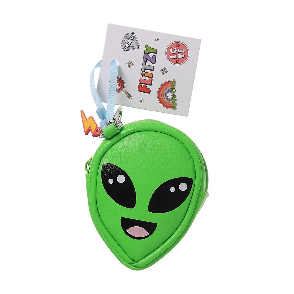 Kid's Alien Keyring Purse