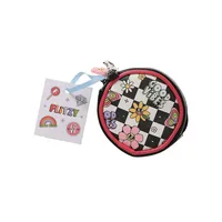 Kid's Printed Checks Purse Charm