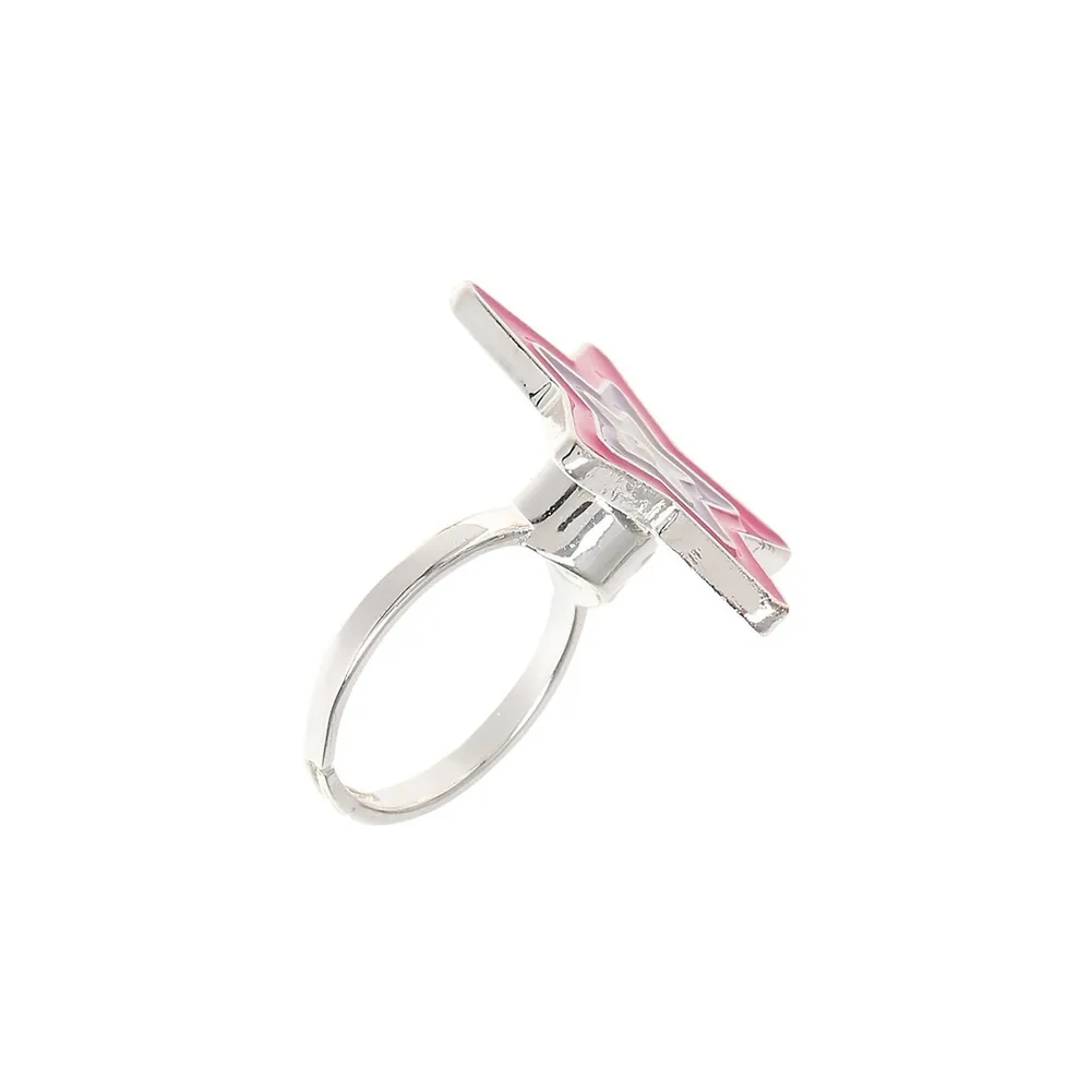 Kid's Stainless Steel Star Spinner Ring