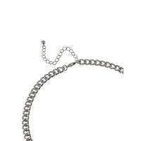 Kid's Silvertone Chain Necklace