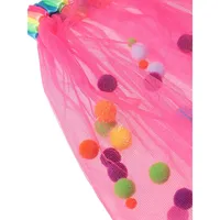 Kid's Bright Pink Pom Tutu