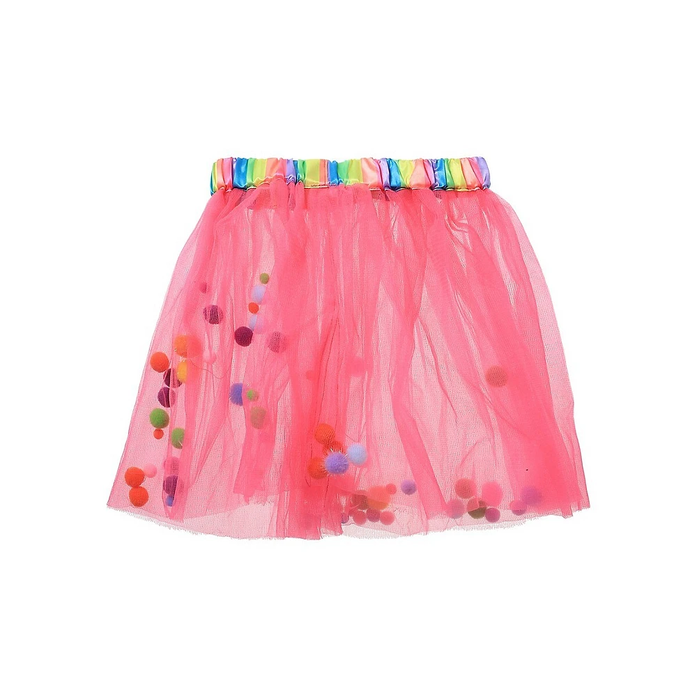 Bright Pink Pom Tutu