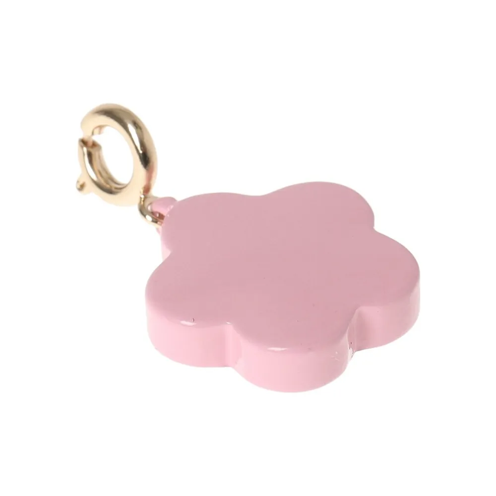 Kid's Goldtone Flower Shaker Charm