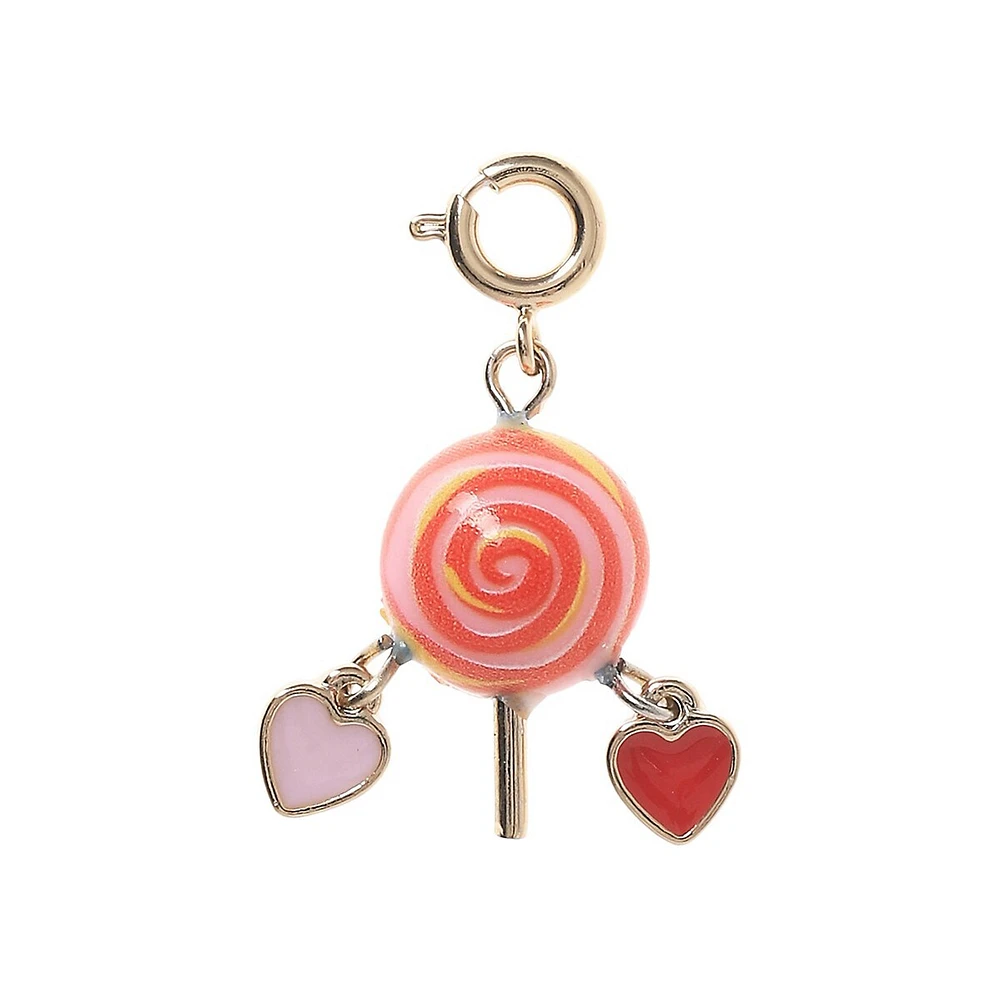 Kid's Goldtone Lollipop Charm