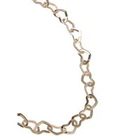 Kid's Goldtone Heart-Link Chain Bracelet