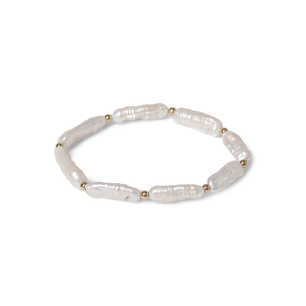 Freshwater Pearl Stretch Bracelet