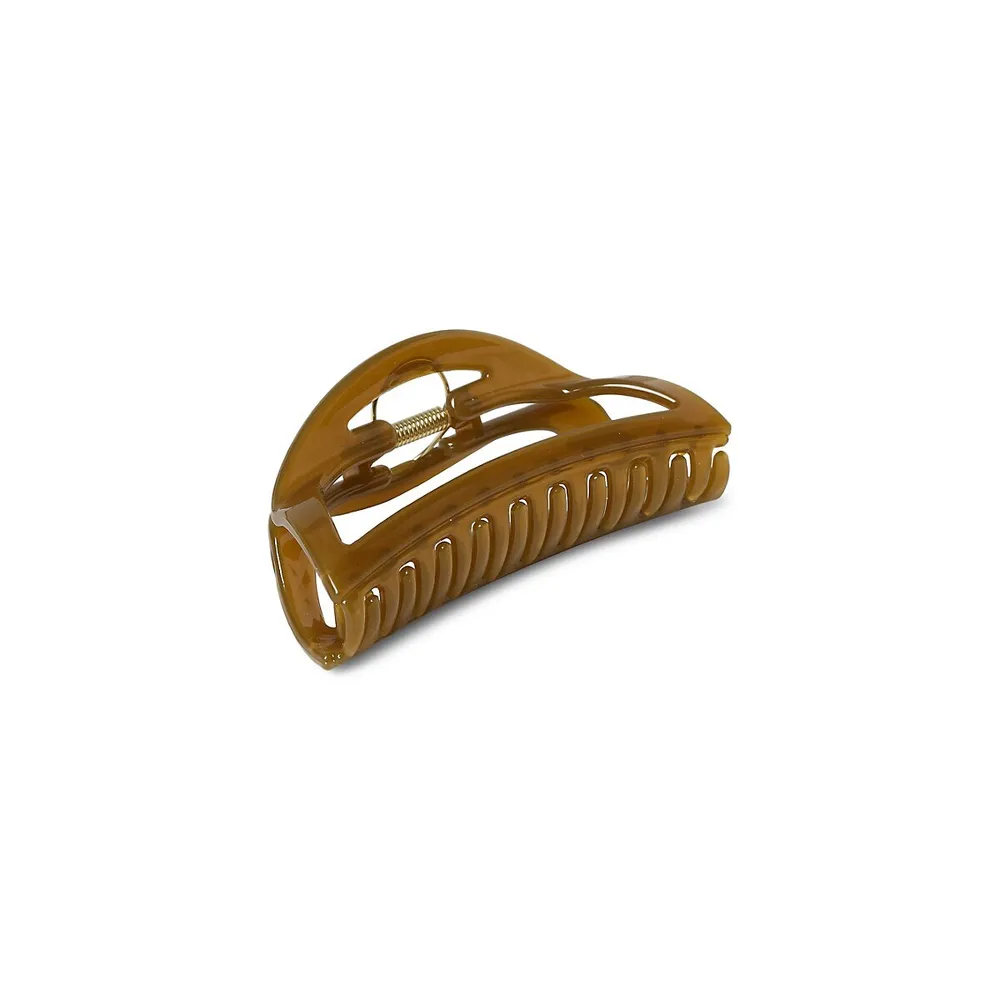 Khaki Claw Clip