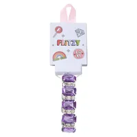 Kid's Purple Jewelled Stretch Bracelet