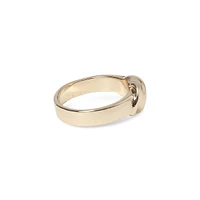 Goldtone Knot Ring