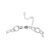 Pavé Link Mixed-Metal Chain Bracelet