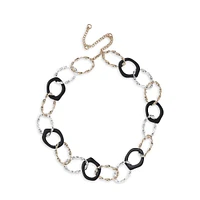 Black Circle Short Rope Bracelet