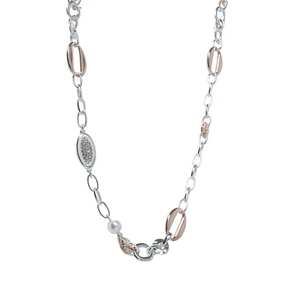 Mixed-Station Long Necklace