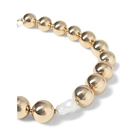 Goldtone Ball-Chain Bracelet