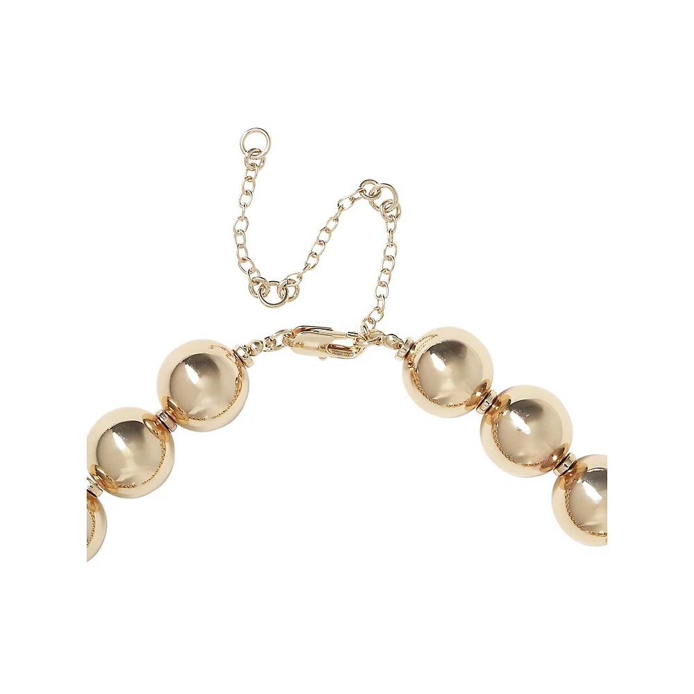 Goldtone Ball-Chain Bracelet