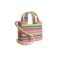 Drios Small Raffia Tote