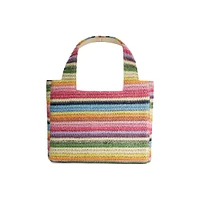 Drios Small Raffia Tote