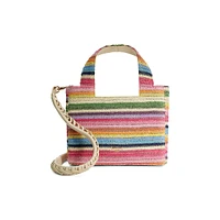 Drios Small Raffia Tote