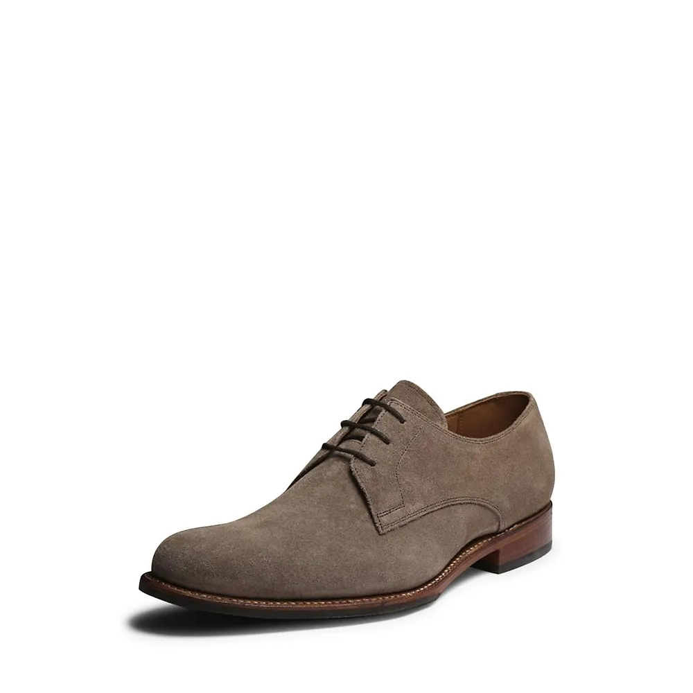 Derbys en cuir suédé Gardner