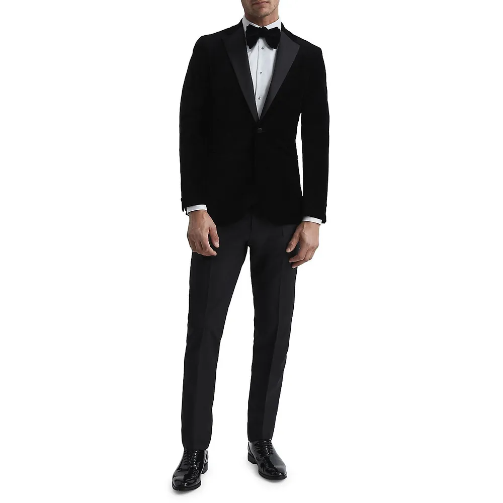 Ace Modern-Fit Velvet Tuxedo Jacket