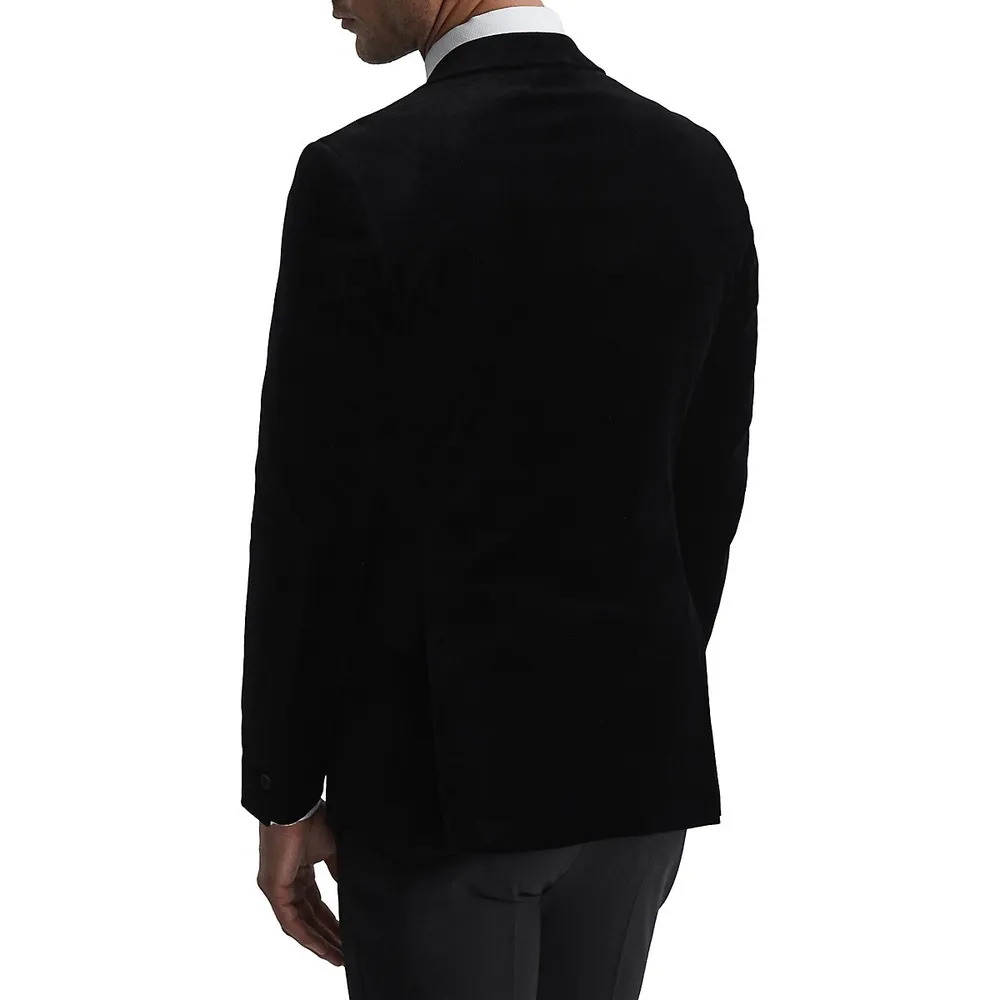 Ace Notch Velvet Blazer