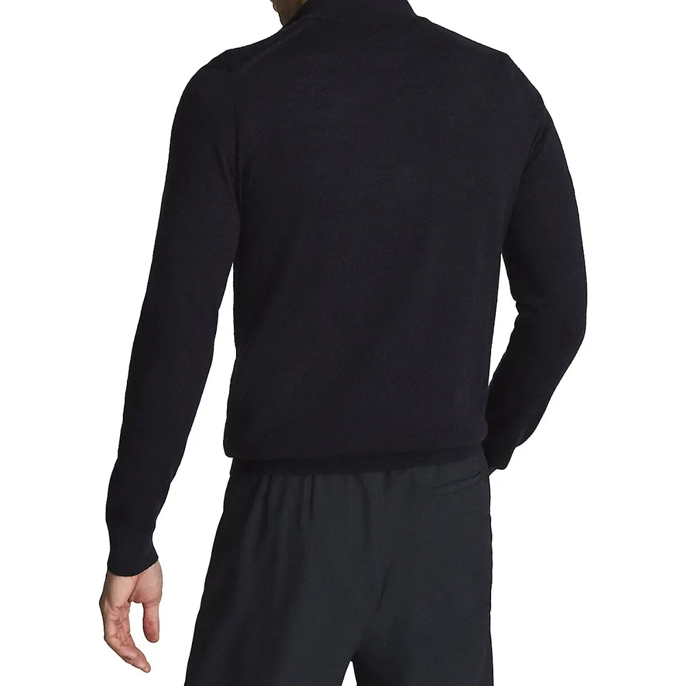 Blackhall Merino Wool Quarter-Zip Sweater