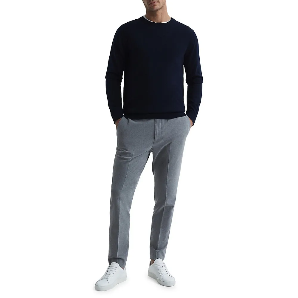 Wessex Merino Wool Crewneck Sweater