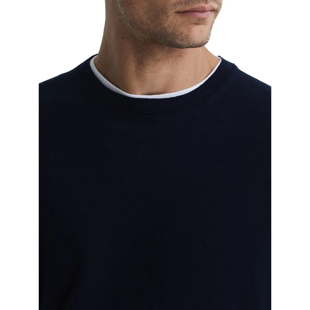 Wessex Merino Wool Crewneck Sweater