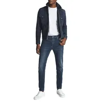 James Jersey Slim-Fit Washed Jeans