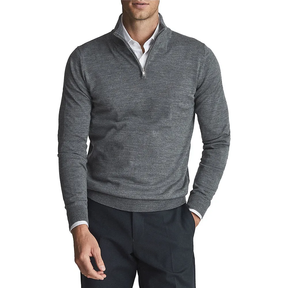 Blackhall Half-Zip Merino Wool Pullover