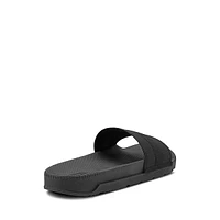 Women's Elastic Logo Slide Sandals