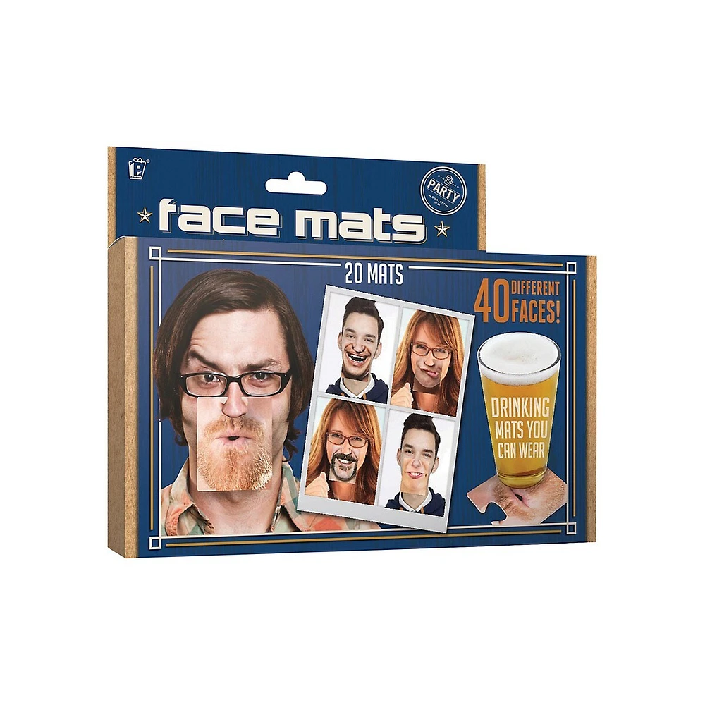 20-Piece Face Mat Set