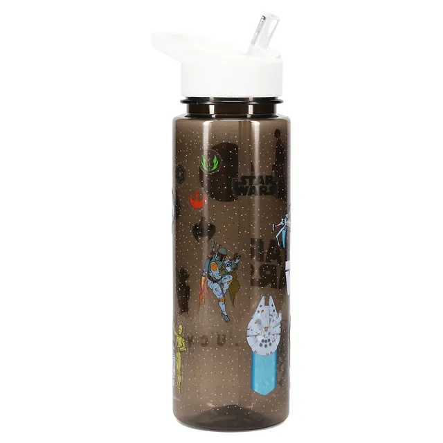 Paladone Star Wars Stickers Water Bottle, One Size, Multicolor